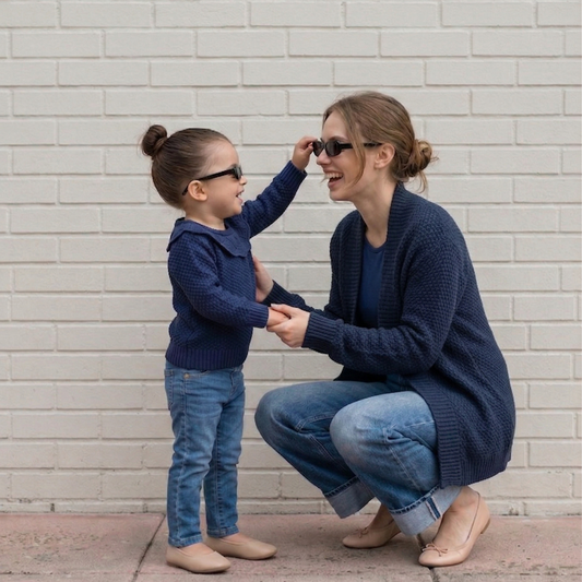 Suéter Tricot Azul Menina - Bebê e Infantil 💙