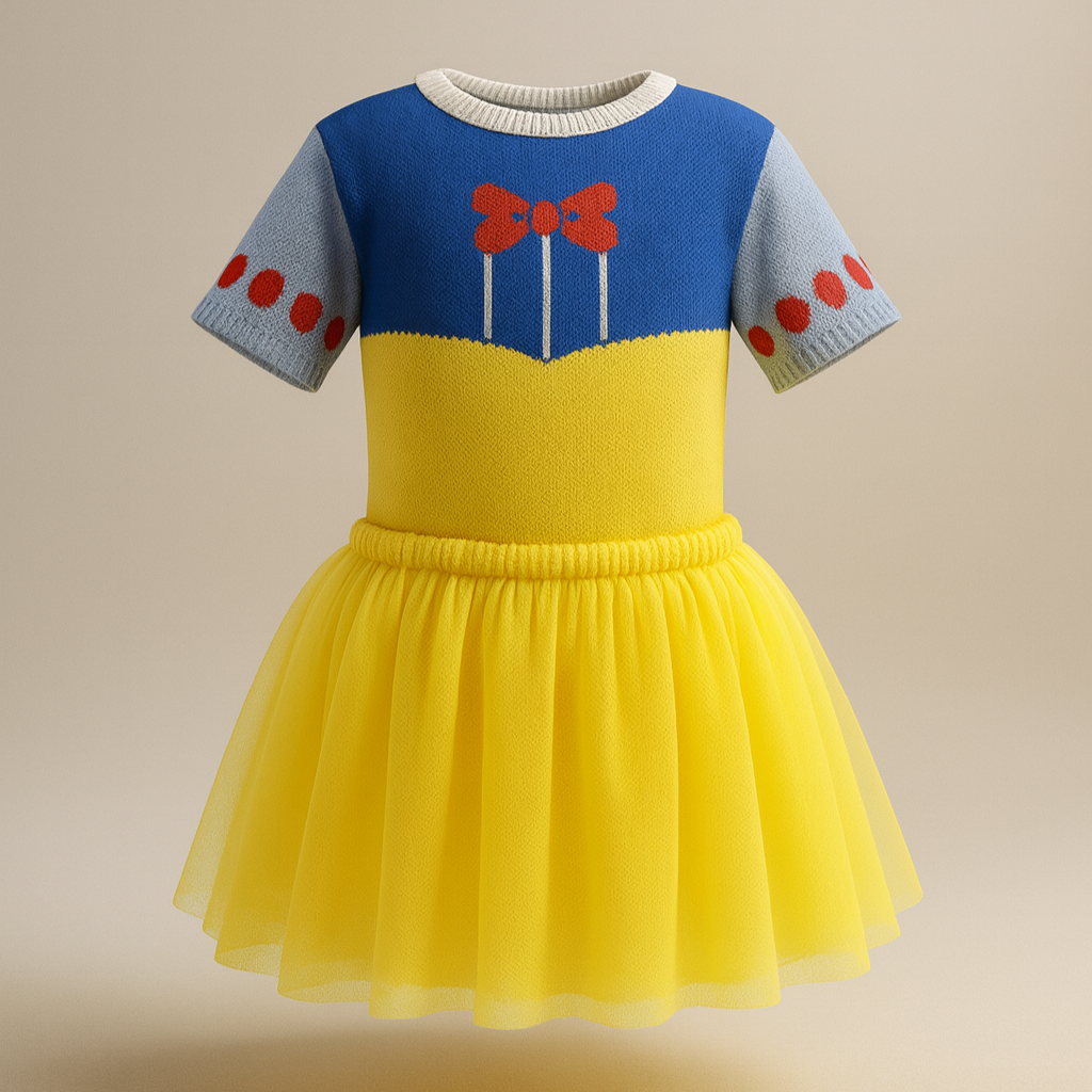 Camiseta Tricot Inspirado na Branca de Neve