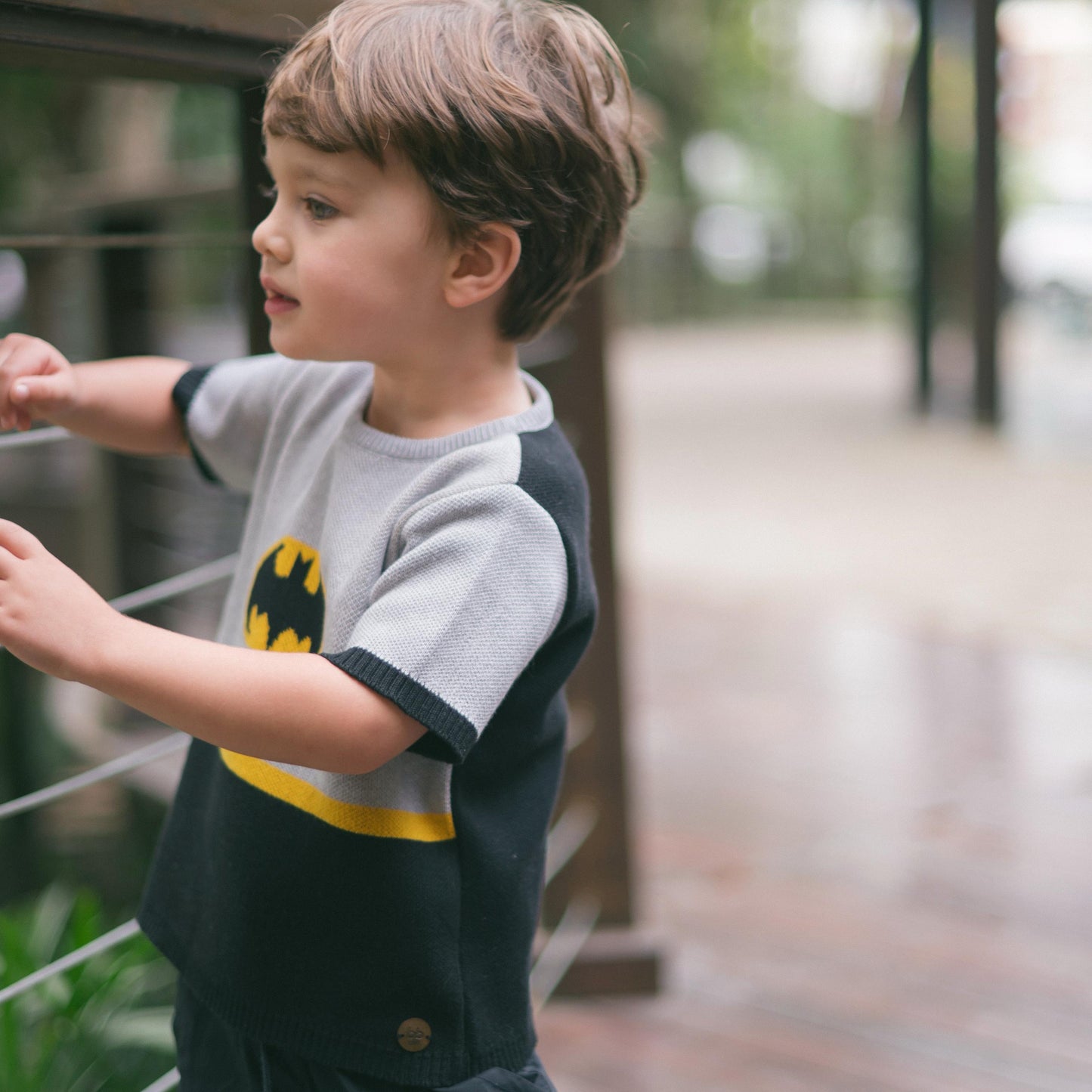 Camiseta Tricot Inspirado no Batman