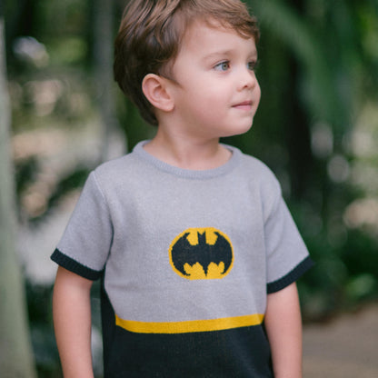 Camiseta Tricot Inspirado no Batman