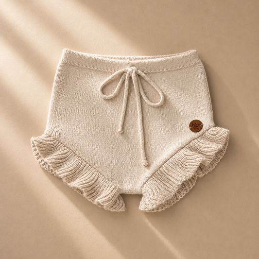 Shorts Tricot Areia - Bebê e Infantil