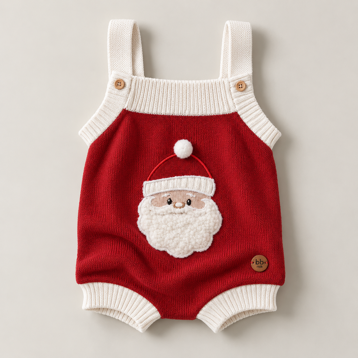 Romper Tricot Papai Noel - Unissex