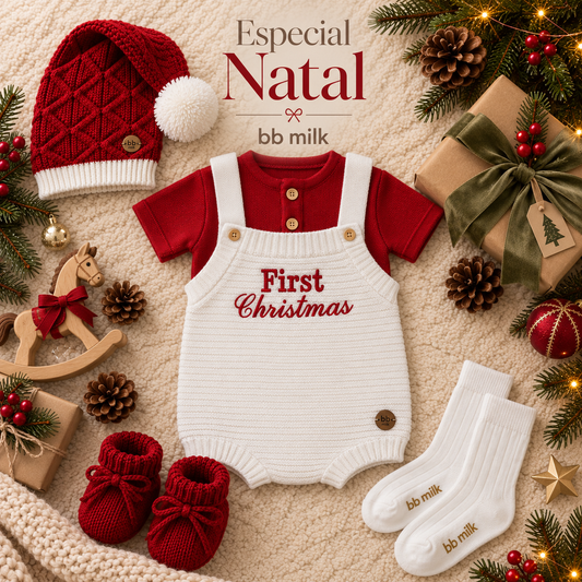 Romper First Christmas - Bebê e Infantil