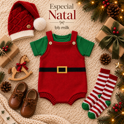 Romper Tricot Noel Natal  - Bebê e Infantil