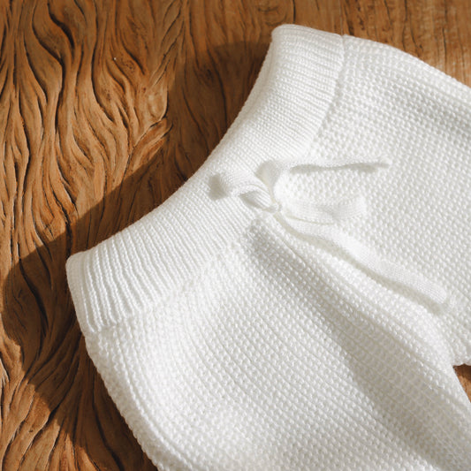 Calça Tricot Classic Bebê Milk