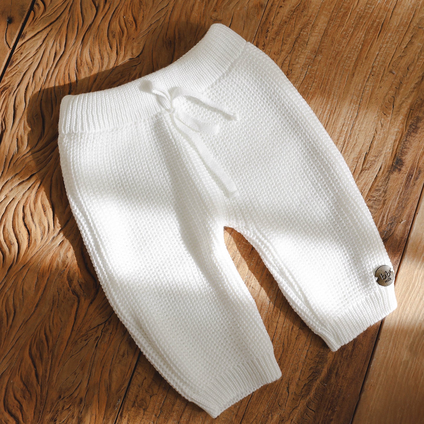 Calça Tricot Classic Bebê Milk