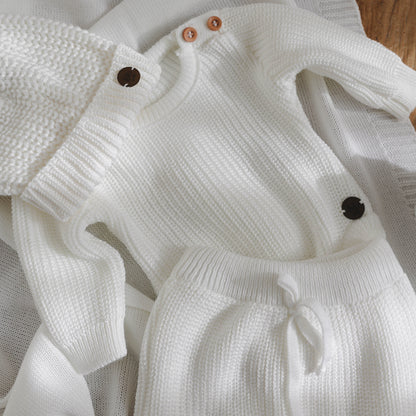 Manta Tricot Classic Bebê Milk
