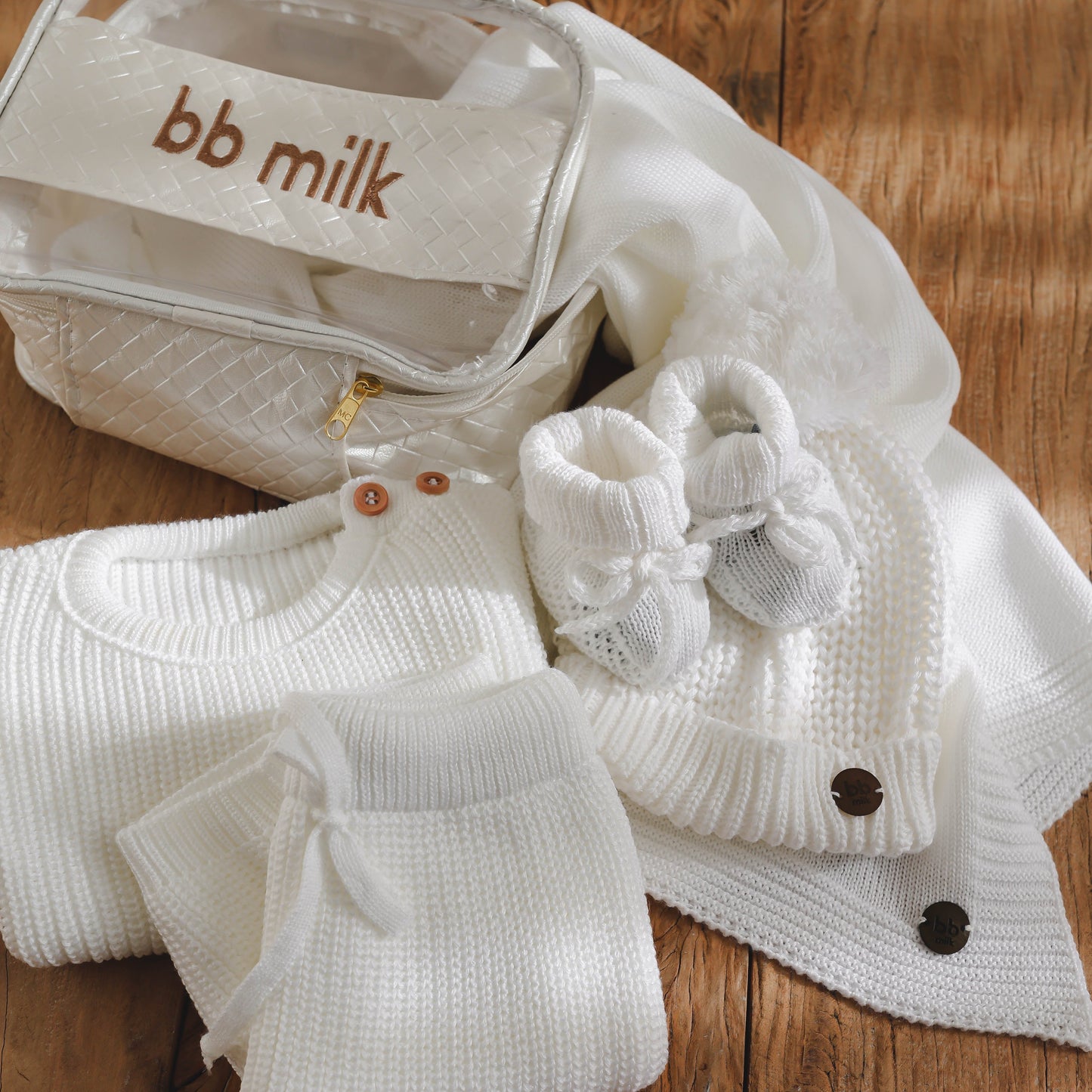Body Tricot Classic Bebê Milk