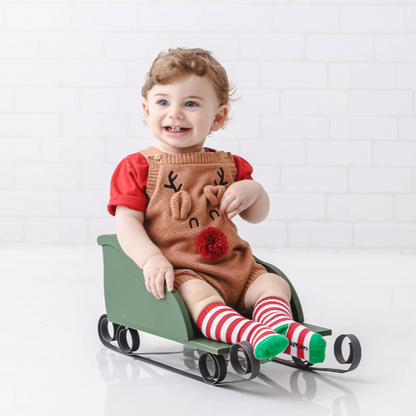 Camiseta em Malha Orgânica Vermelha - Bebê e Infantil