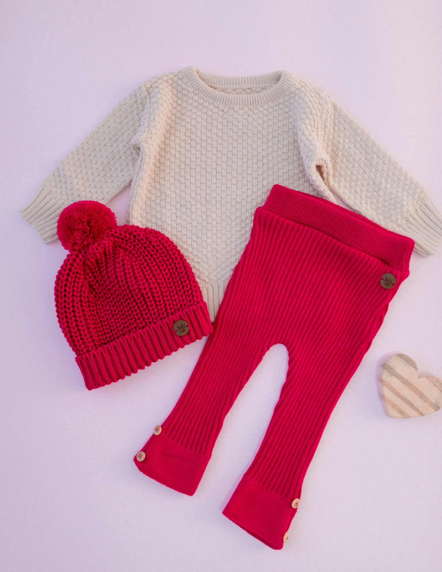 Calça Canelada Tricot - Pink