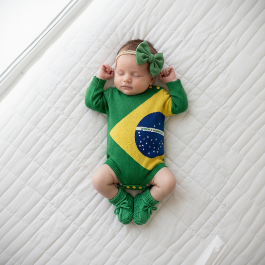 Body Tricot Bordado Brasil | Coleção Copa