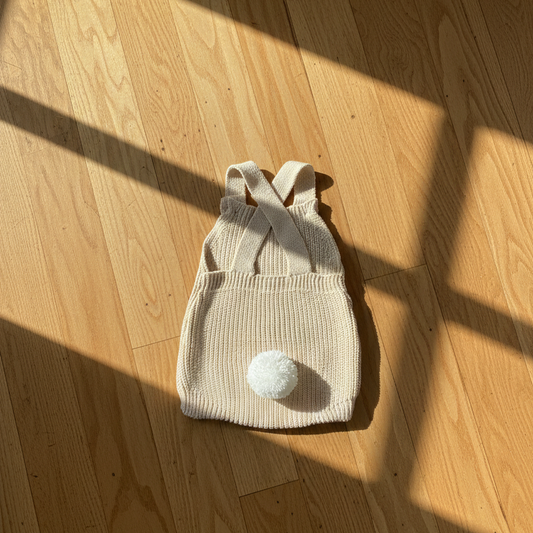 Romper Tricot Páscoa Areia - Unissex