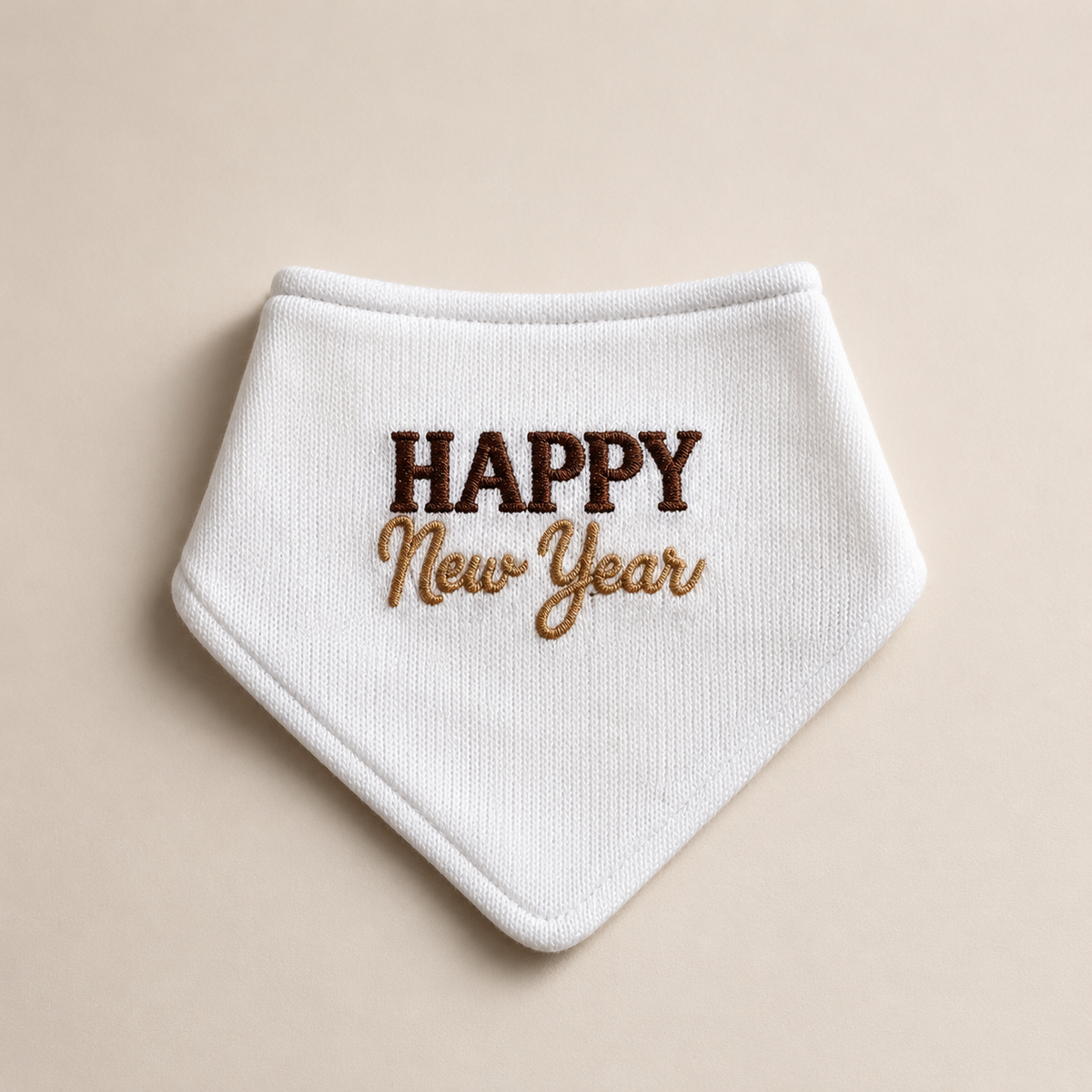 Bandana de Ano Novo para Cachorro em Tricô