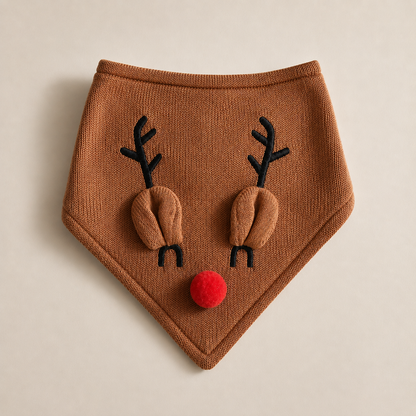 Bandana de Natal para Cachorro em Tricô – Rena