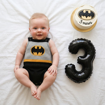 Romper Tricot Inspirado no Batman