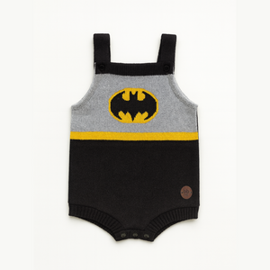 Abrir a imagem em apresentação de slides, Romper Tricot Inspirado no Batman
