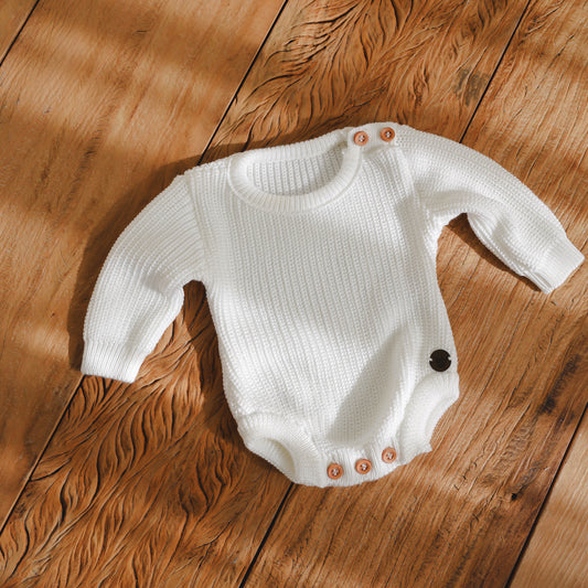 Body Tricot Classic Bebê Milk