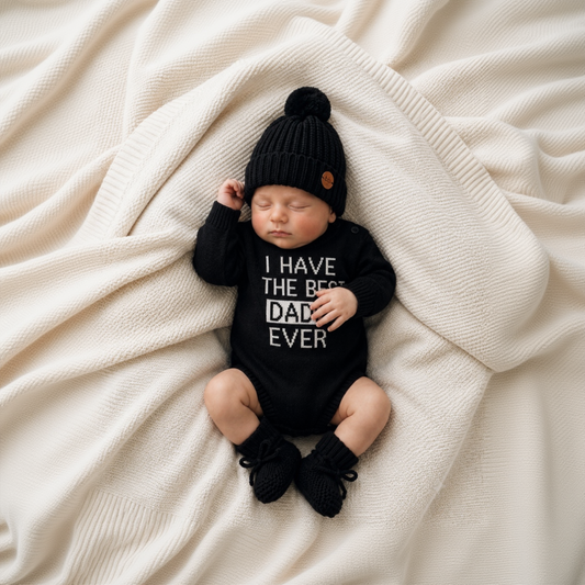 Touca Infantil em Tricot Premium - Preto