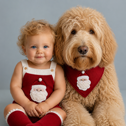Romper Tricot Papai Noel - Unissex