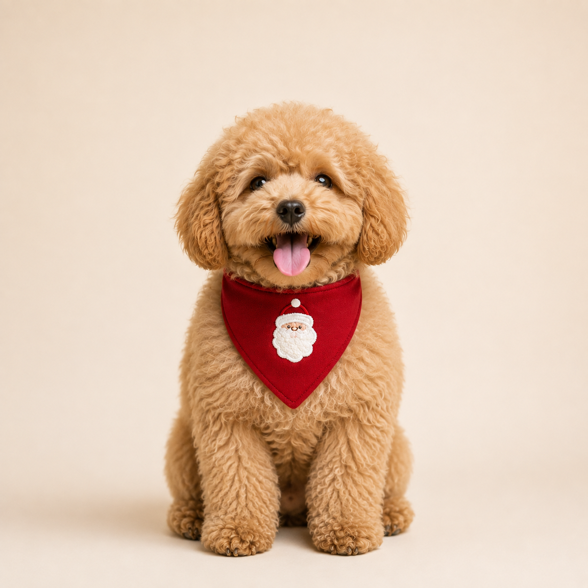 Bandana de Natal para Cachorro em Tricô – Bandana Noel