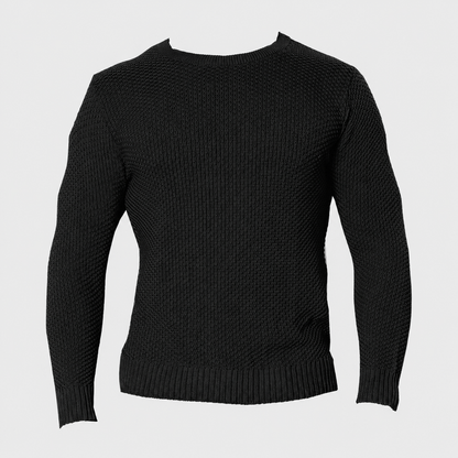 Suéter Tricot Adulto Preto l Especial Dia dos Pais