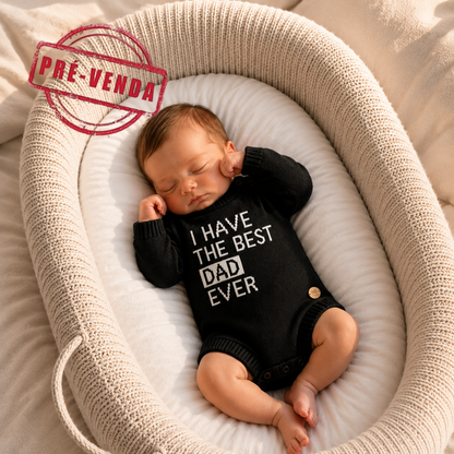 Body Tricot "Best Dad Ever" l Coleção Dia dos Pais