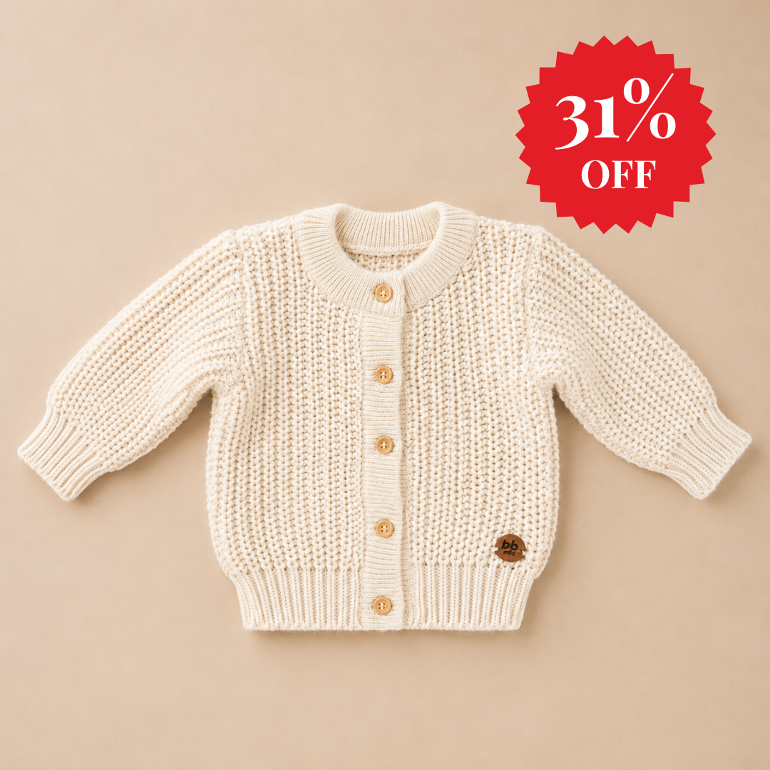 Casaco Tricot Areia