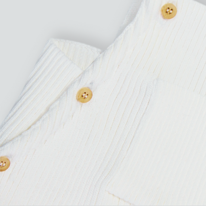 Romper em Tricot Canelado Milk -  Bebê e Infantil