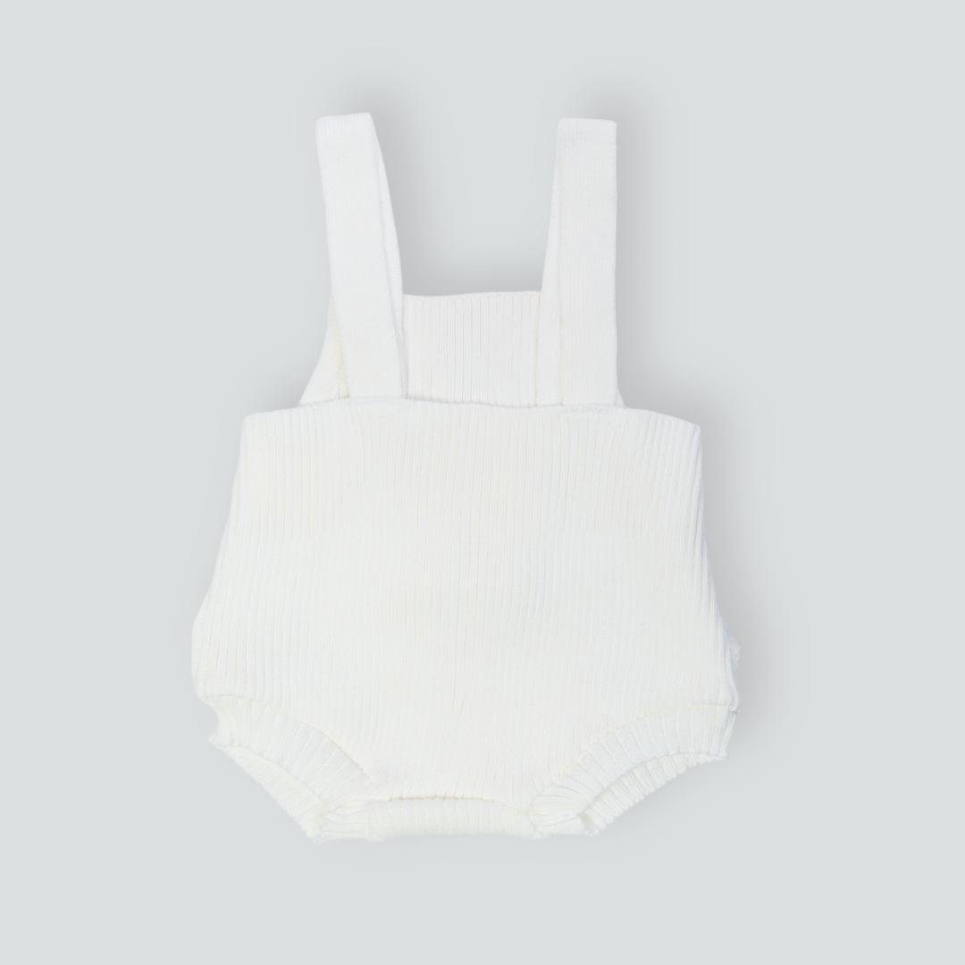 Romper em Tricot Canelado Milk -  Bebê e Infantil