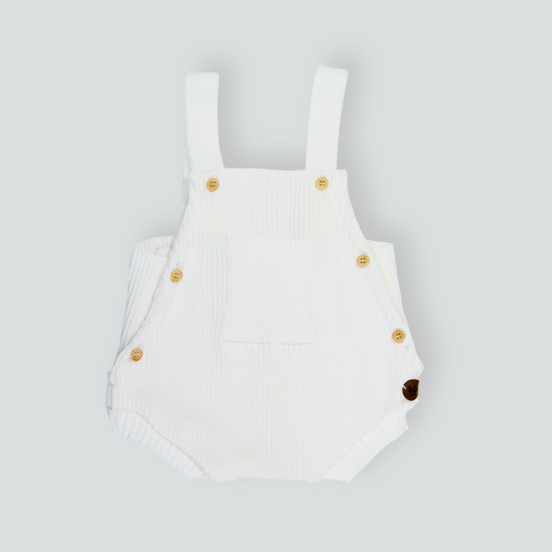 Romper em Tricot Canelado Milk -  Bebê e Infantil