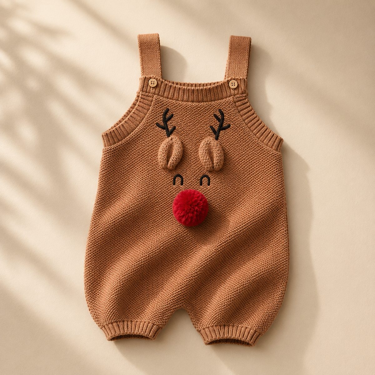 Romper Tricot Rena- Unissex, Bebê e Infantil