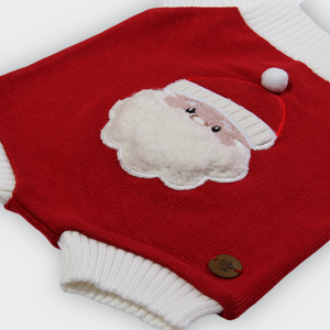 Romper Tricot Papai Noel - Unissex