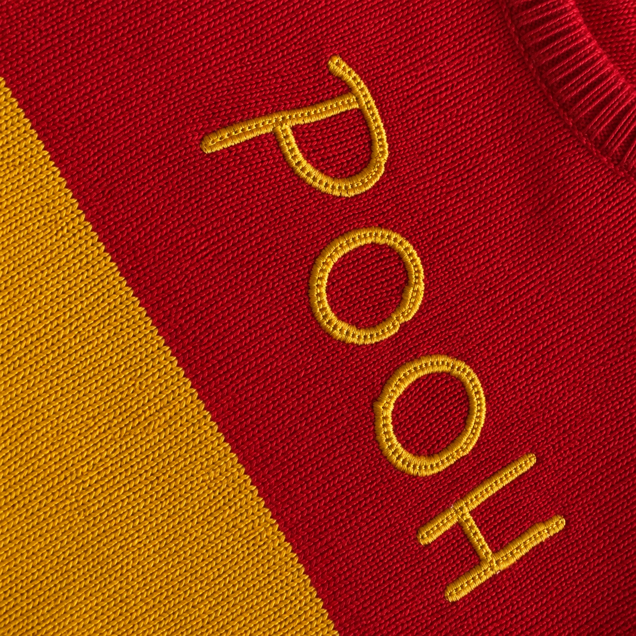 Romper Bebê Tricô Ursinho Pooh Vermelho e Amarelo