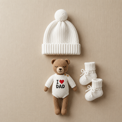 Touca Tricot Pompom MILK