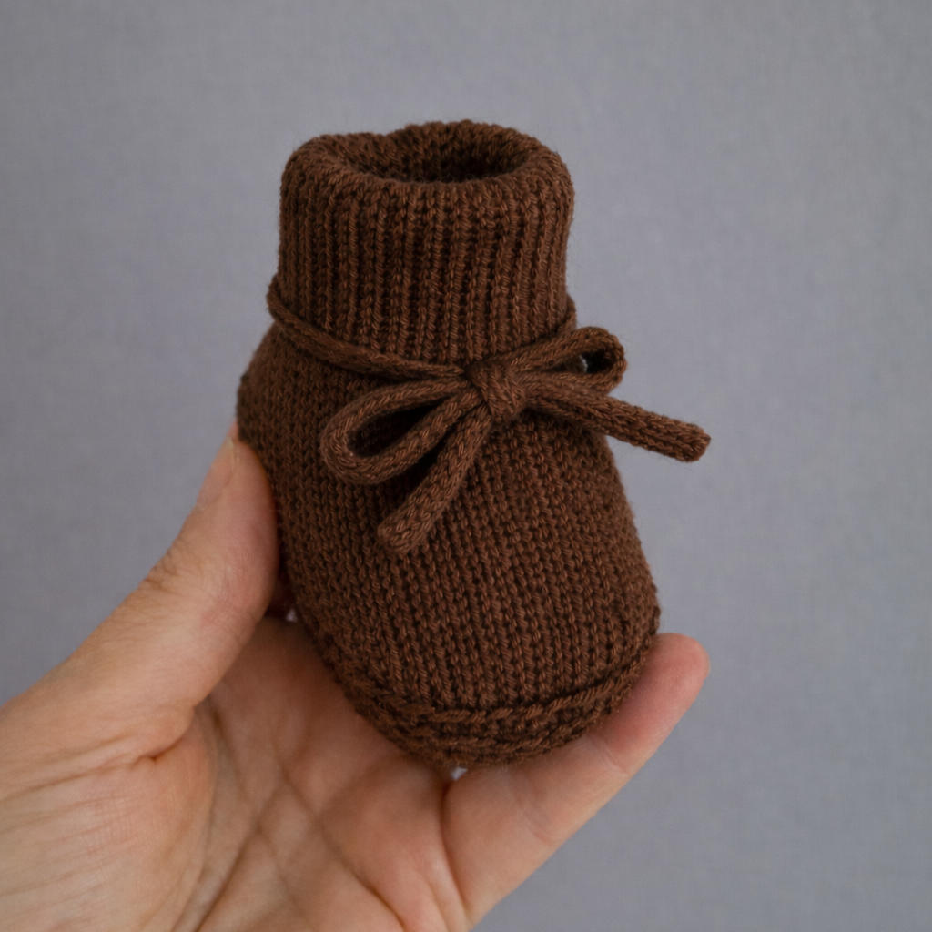 Sapatinho Tricô Maternidade