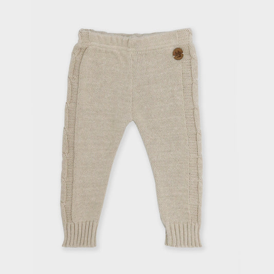 Calça Tricot - Trança Lateral - calças - bb milk