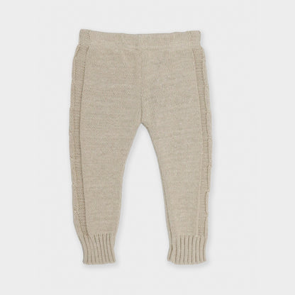Calça Tricot - Trança Lateral - calças - bb milk