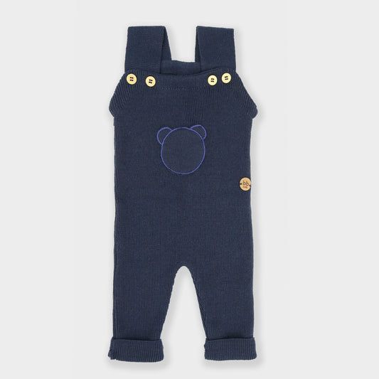 Jardineira Longa Urso - Azul - JARDINEIRA - bb milk