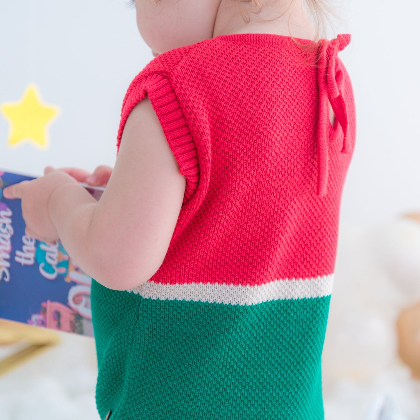 Romper em Tricot - Melancia
