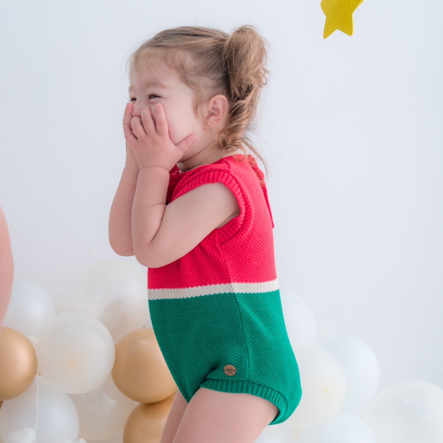 Romper em Tricot - Melancia