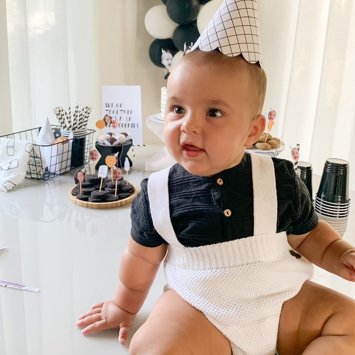 Shorts Suspensório Milk