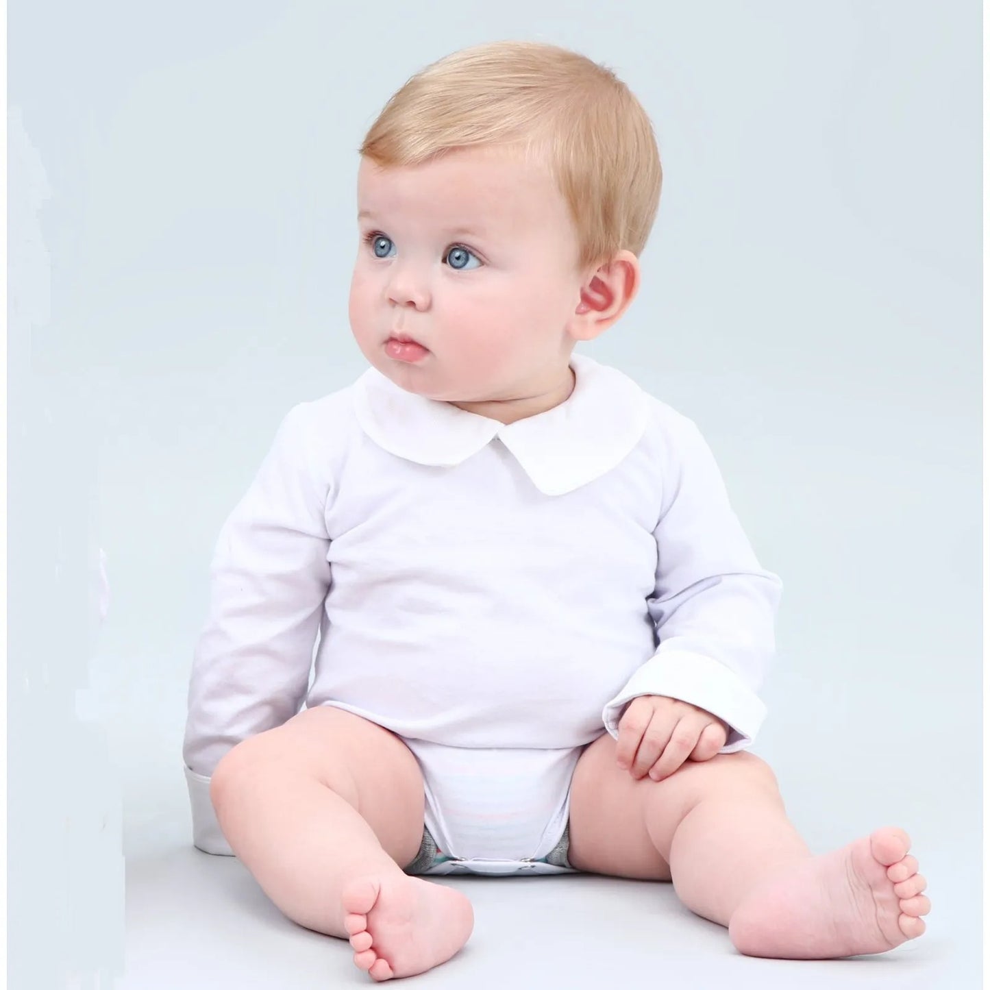 Body Bebê Menino  - Branco