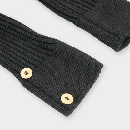 Calça Canelada Tricot - Preto - calças - bb milk