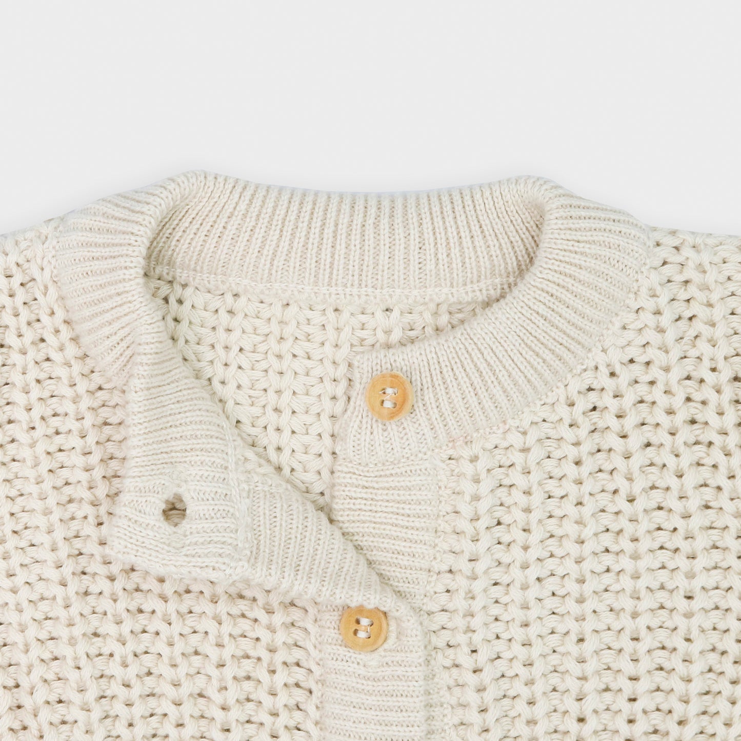 Casaco Tricot Areia