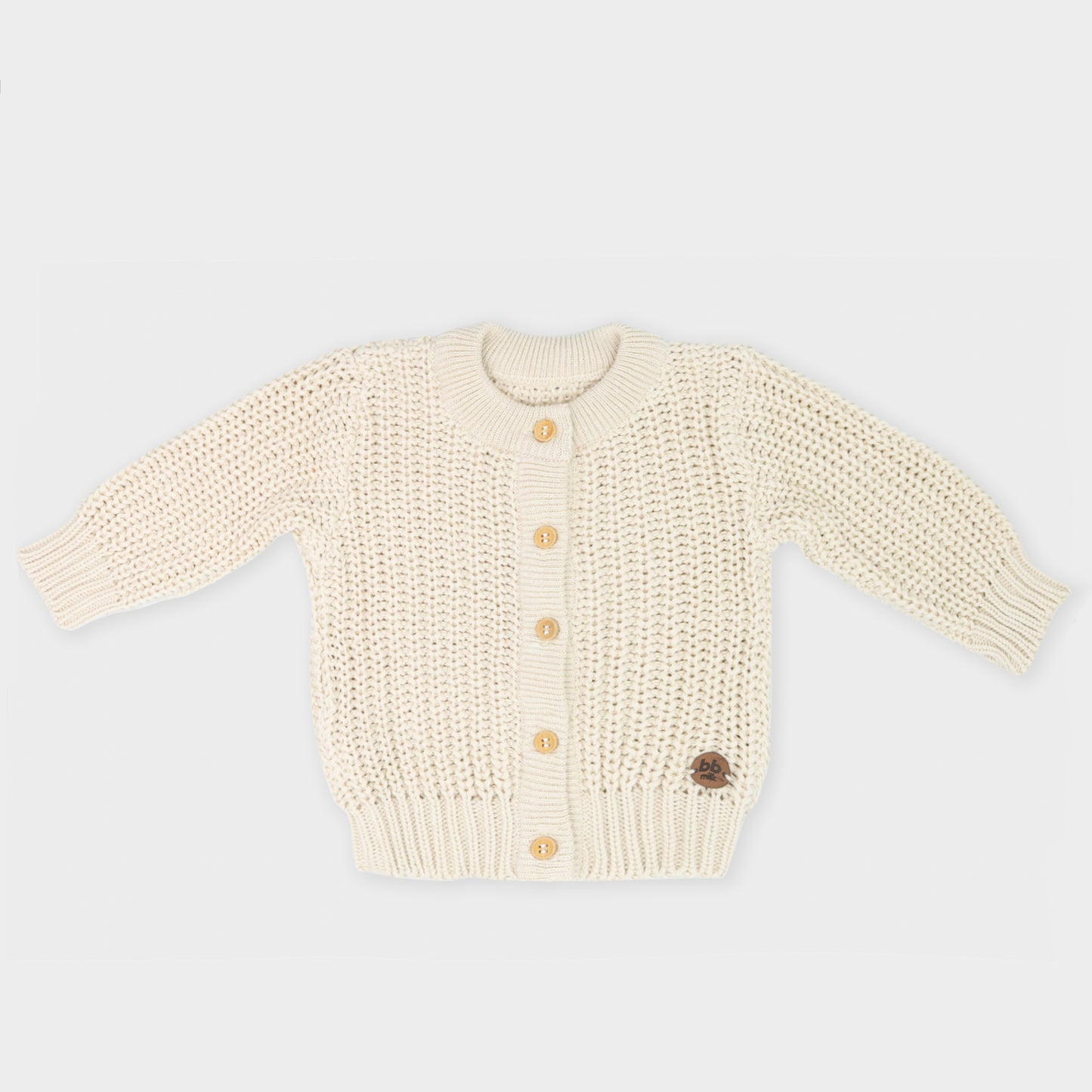 Casaco Tricot Areia