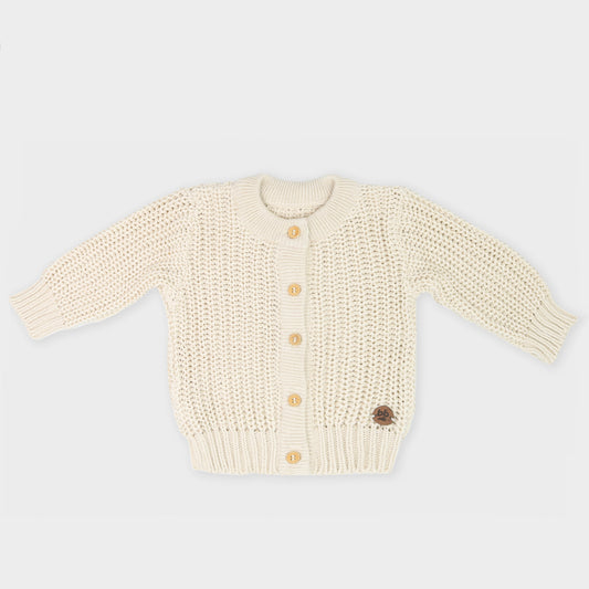 Casaco Tricot Areia
