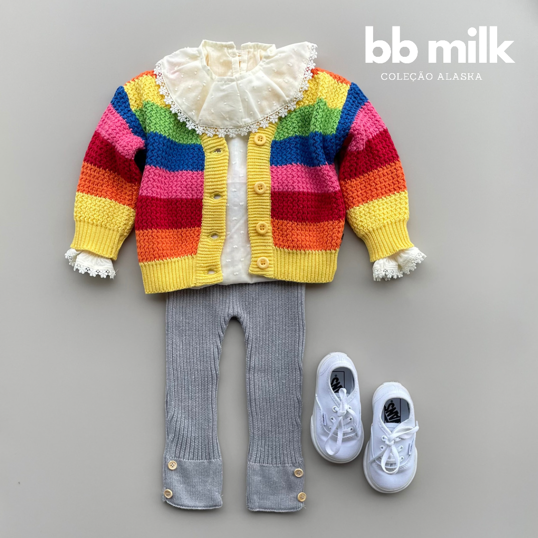Casaco Colors Tricot - blusa - bb milk