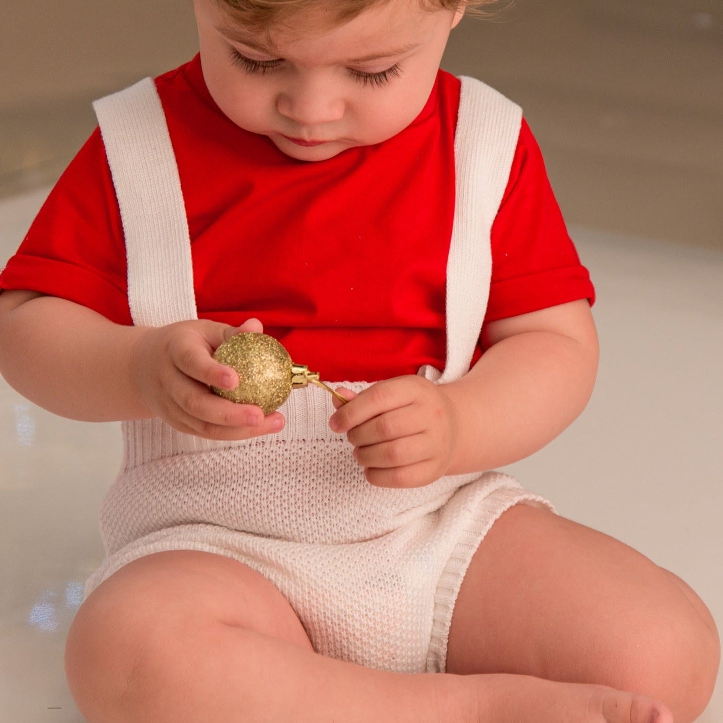 Shorts Suspensório Cris Branco - Suspensório - bb milk