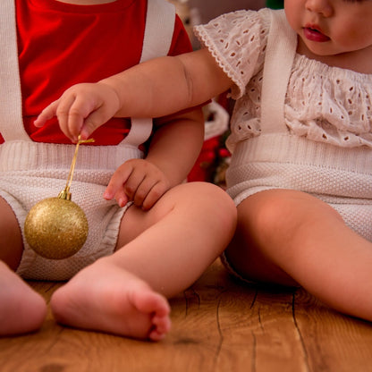 Shorts Suspensório Cris Branco - Suspensório - bb milk