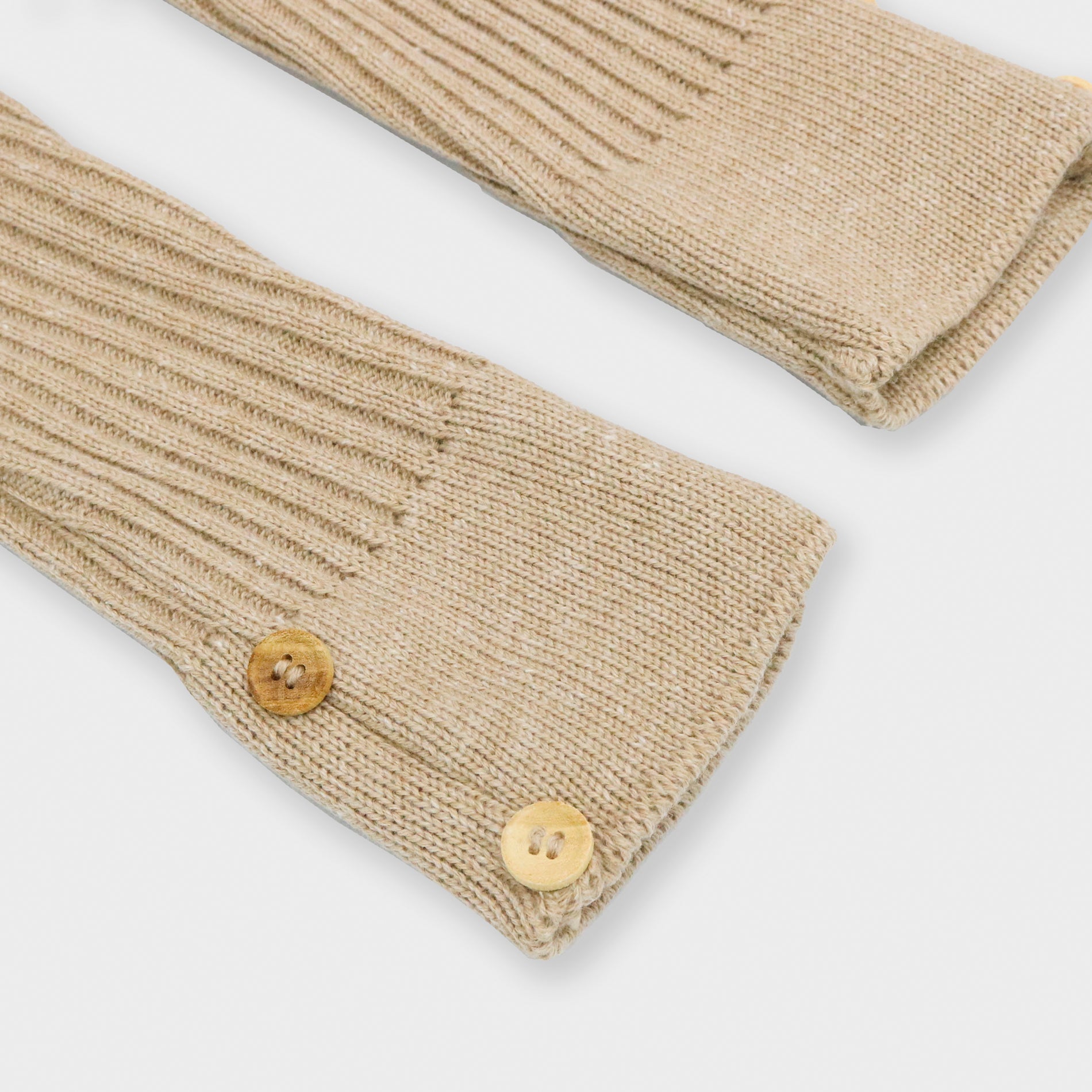Calça Canelada Tricot - Bege - calças - bb milk